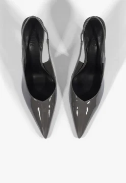 Fashion Schutz Lexi Sling Patent Pump Gray