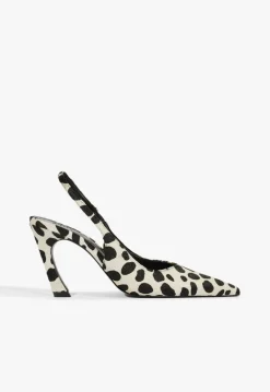 Outlet Schutz Lexi Sling Wild Hair Calf Pump White