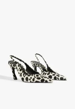 Outlet Schutz Lexi Sling Wild Hair Calf Pump White