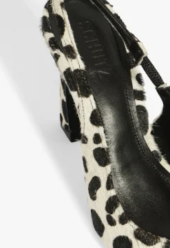 Outlet Schutz Lexi Sling Wild Hair Calf Pump White