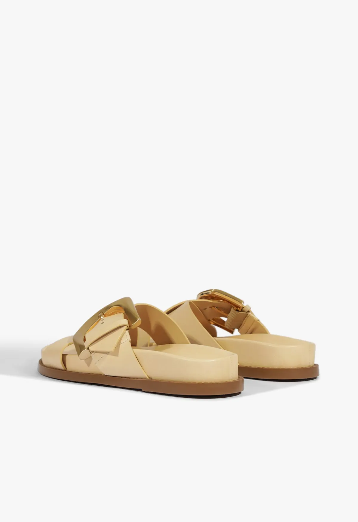 New Schutz Lois Beige Sporty Sandal Natural Nibs