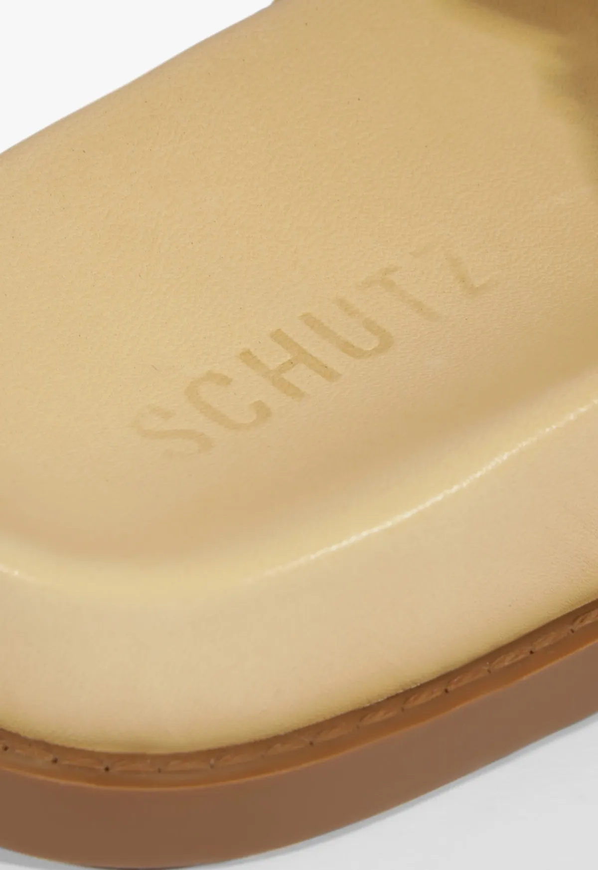 New Schutz Lois Beige Sporty Sandal Natural Nibs