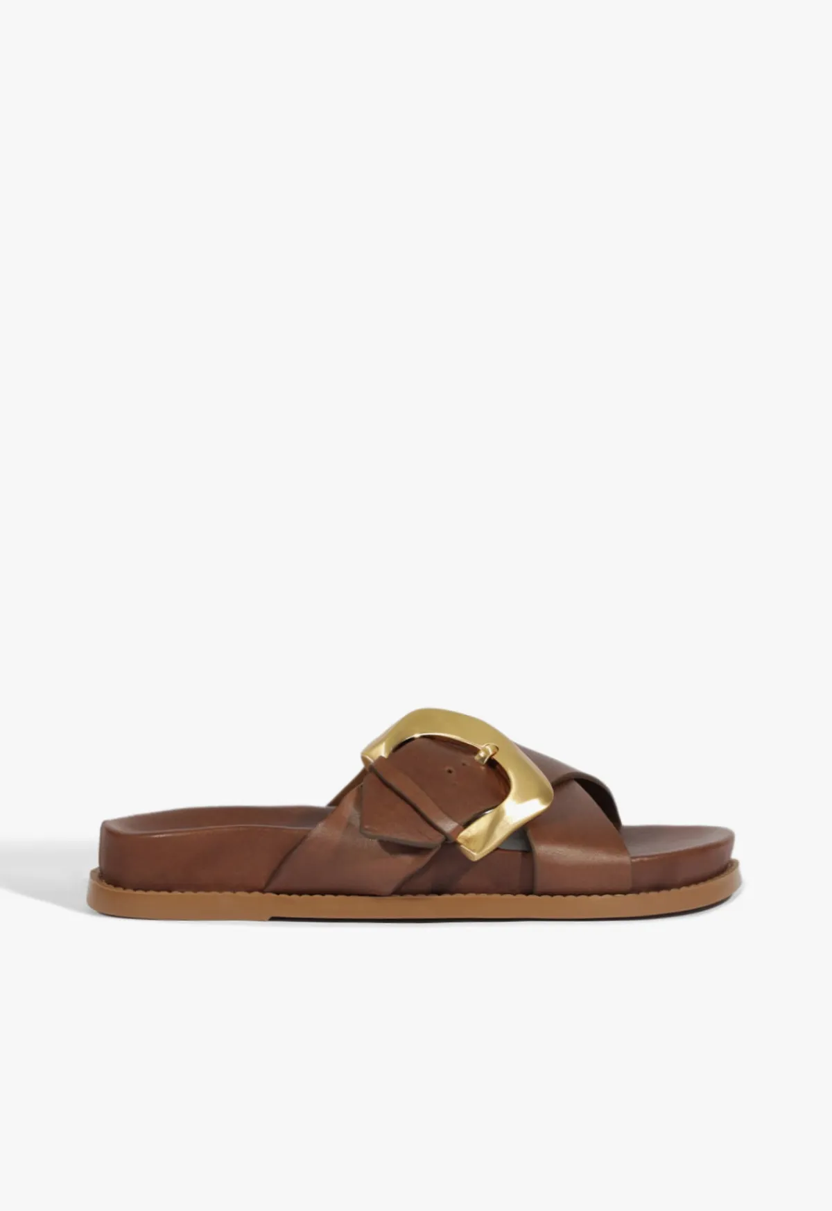 Fashion Schutz Lois Brown Sporty Sandal Pecan Brown