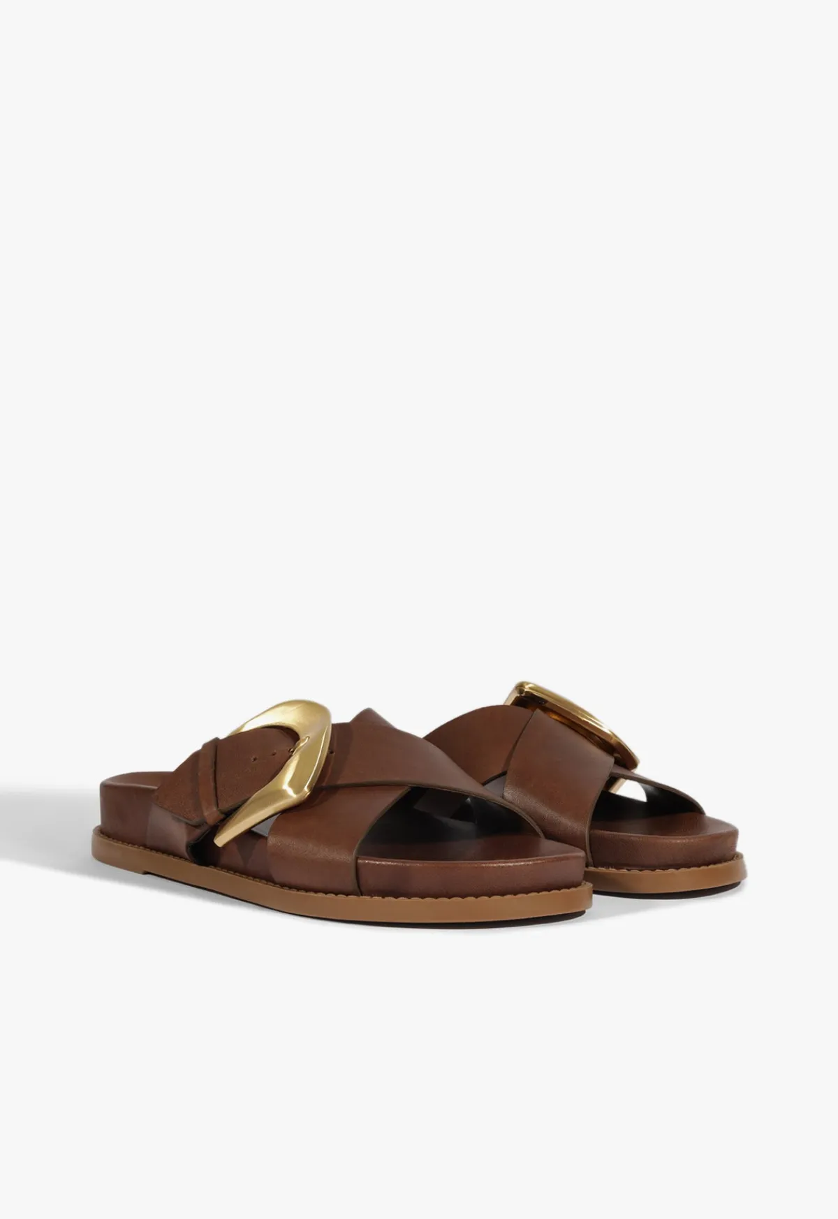 Fashion Schutz Lois Brown Sporty Sandal Pecan Brown