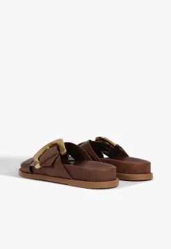 Fashion Schutz Lois Brown Sporty Sandal Pecan Brown