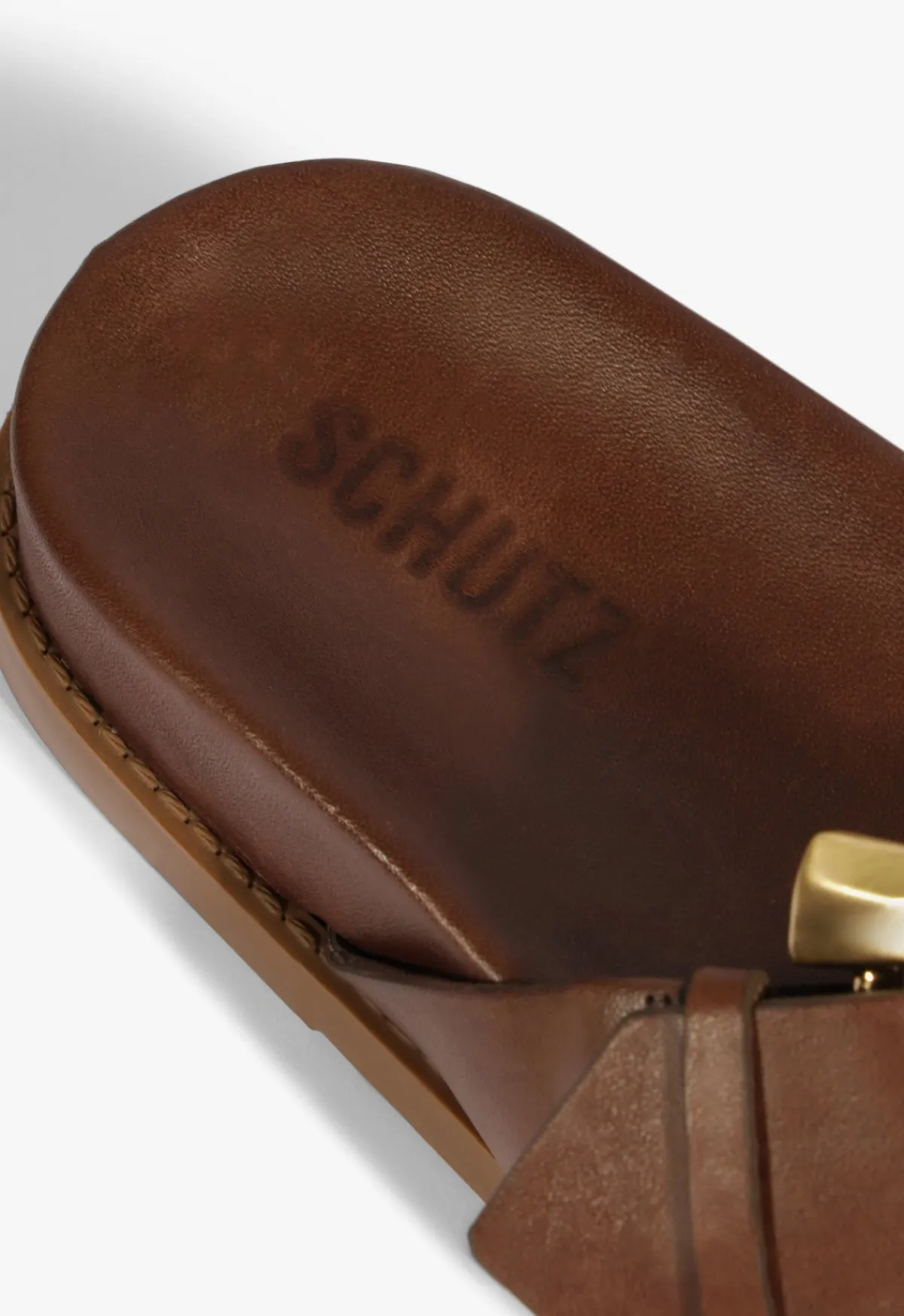 Fashion Schutz Lois Brown Sporty Sandal Pecan Brown
