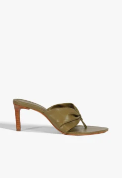 Sale Schutz Lori Mid Sandal Green
