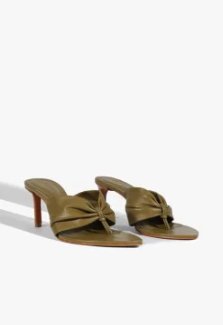 Sale Schutz Lori Mid Sandal Green