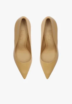 Sale Schutz Lou High Stiletto Pump Light Beige