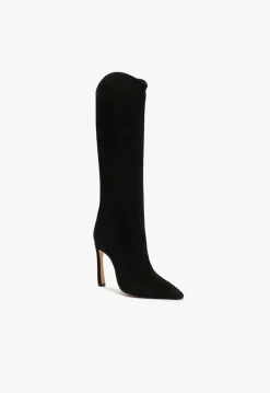 New Schutz Maryana Sculpt Nubuck Boot Black