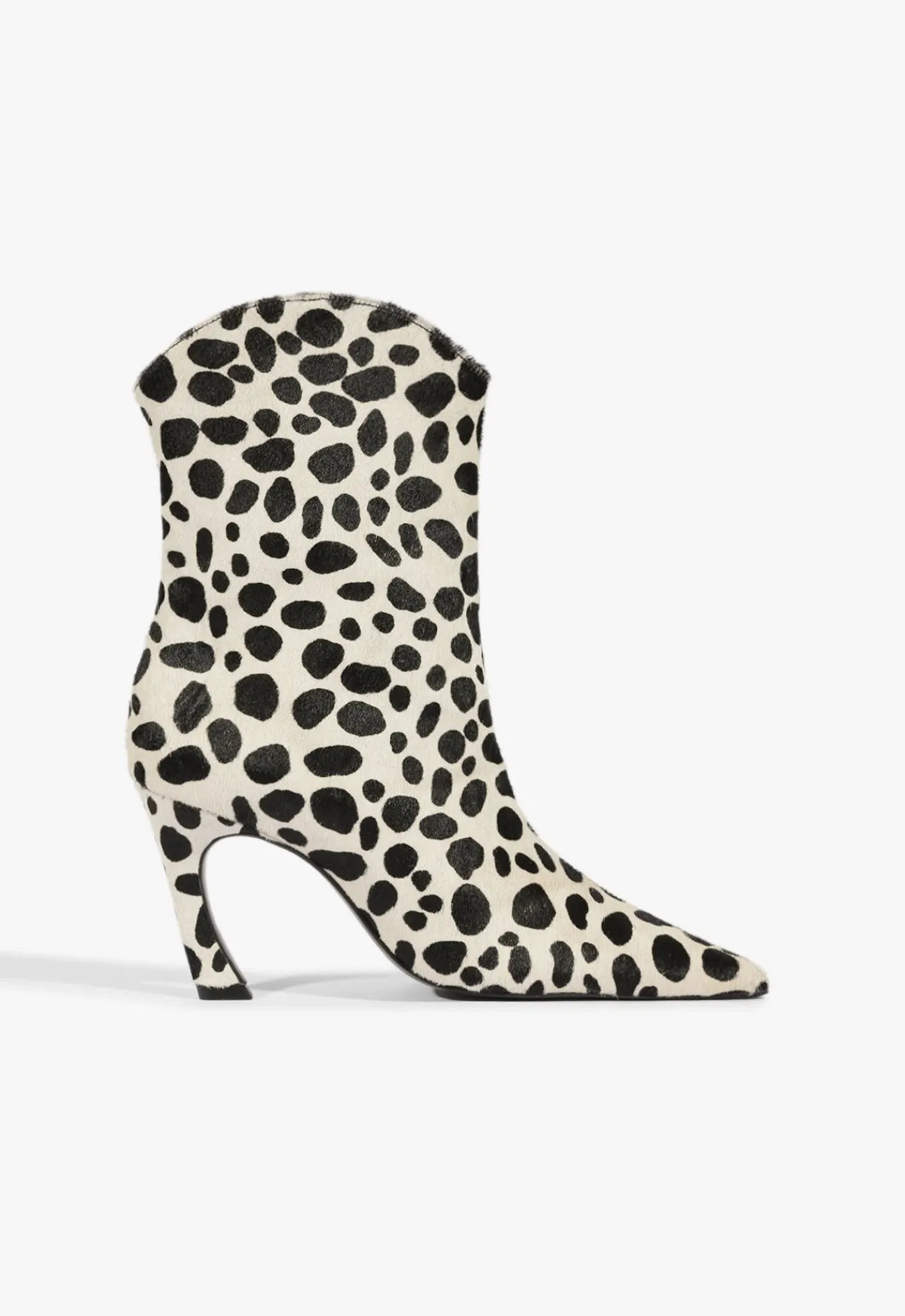 Outlet Schutz Maryann Curve Hair Calf Bootie White