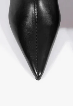 Hot Schutz Maryann Curve Leather Bootie Black
