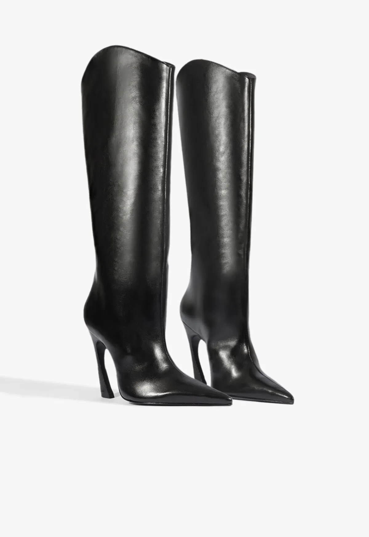Hot Schutz Maryann Up Curve Leather Boot Black