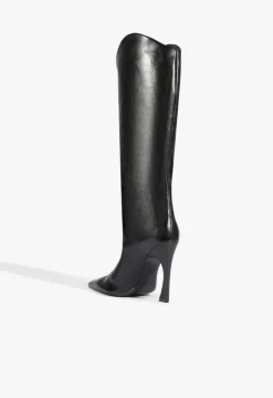 Hot Schutz Maryann Up Curve Leather Boot Black