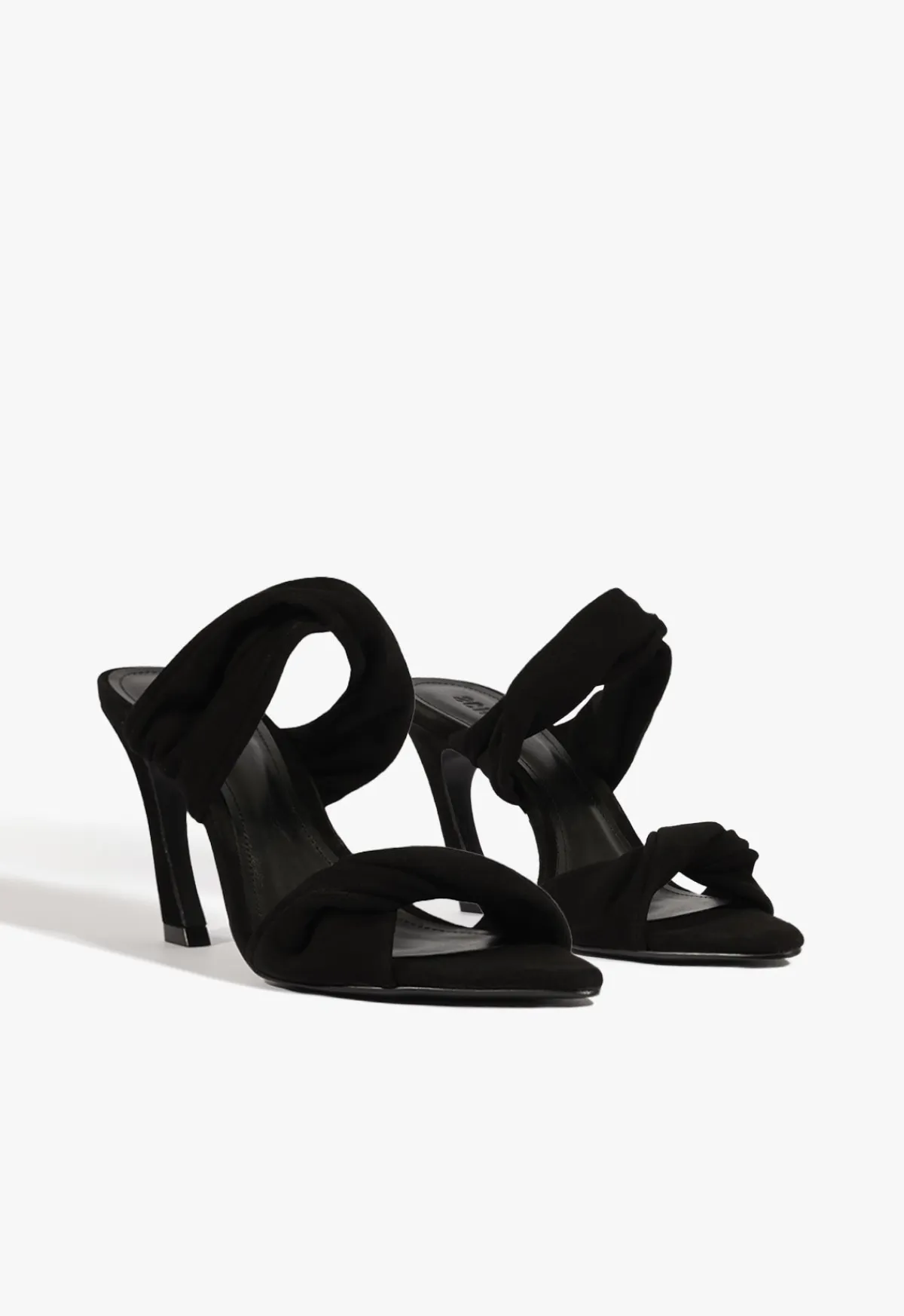 Online Schutz Meline Mule Suede Sandal Black