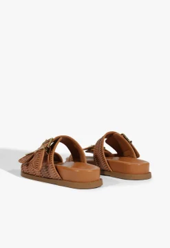 Clearance Schutz Naomi Sporty Sandal Brown