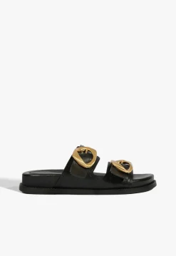 Hot Schutz Olga Leather Sporty Sandal Black