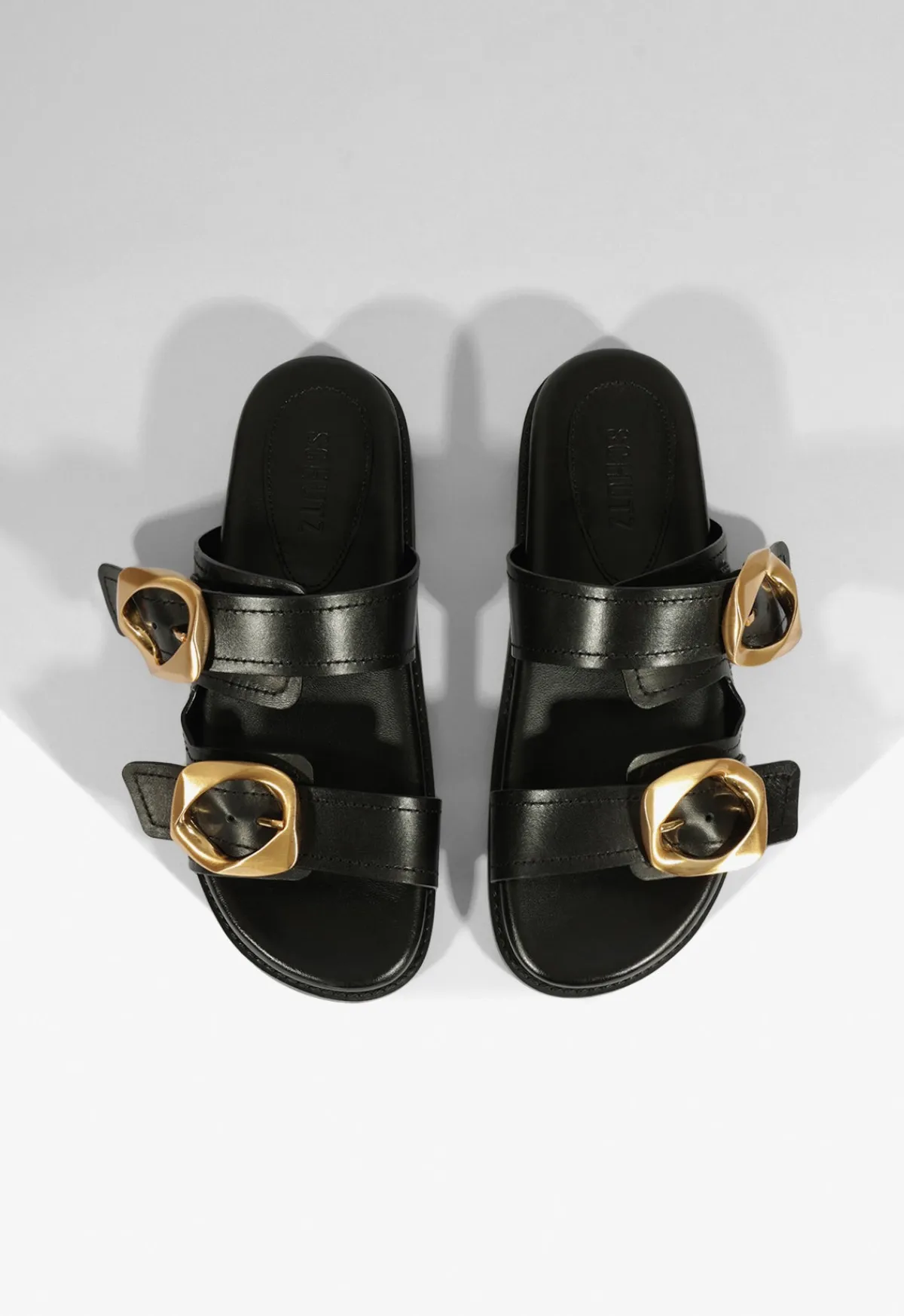 Hot Schutz Olga Leather Sporty Sandal Black