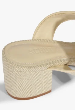 New Schutz Olga Mid Sandal Beige