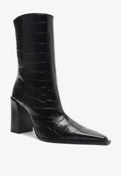 Sale Schutz Raffaela Croc Bootie Black