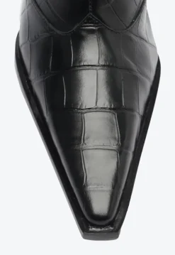 Sale Schutz Raffaela Croc Bootie Black