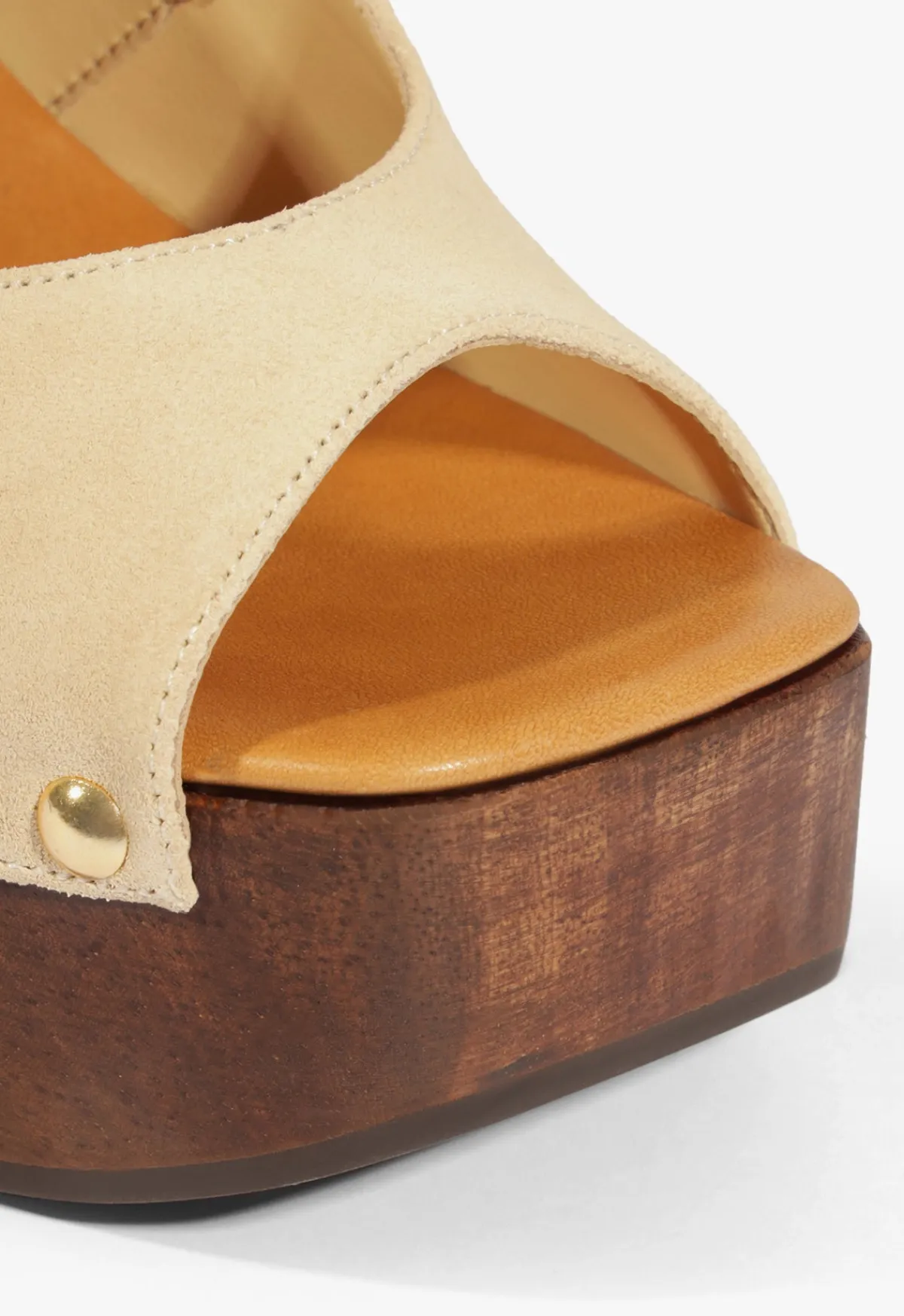 Fashion Schutz Rose Sling Platform Sandal Beige