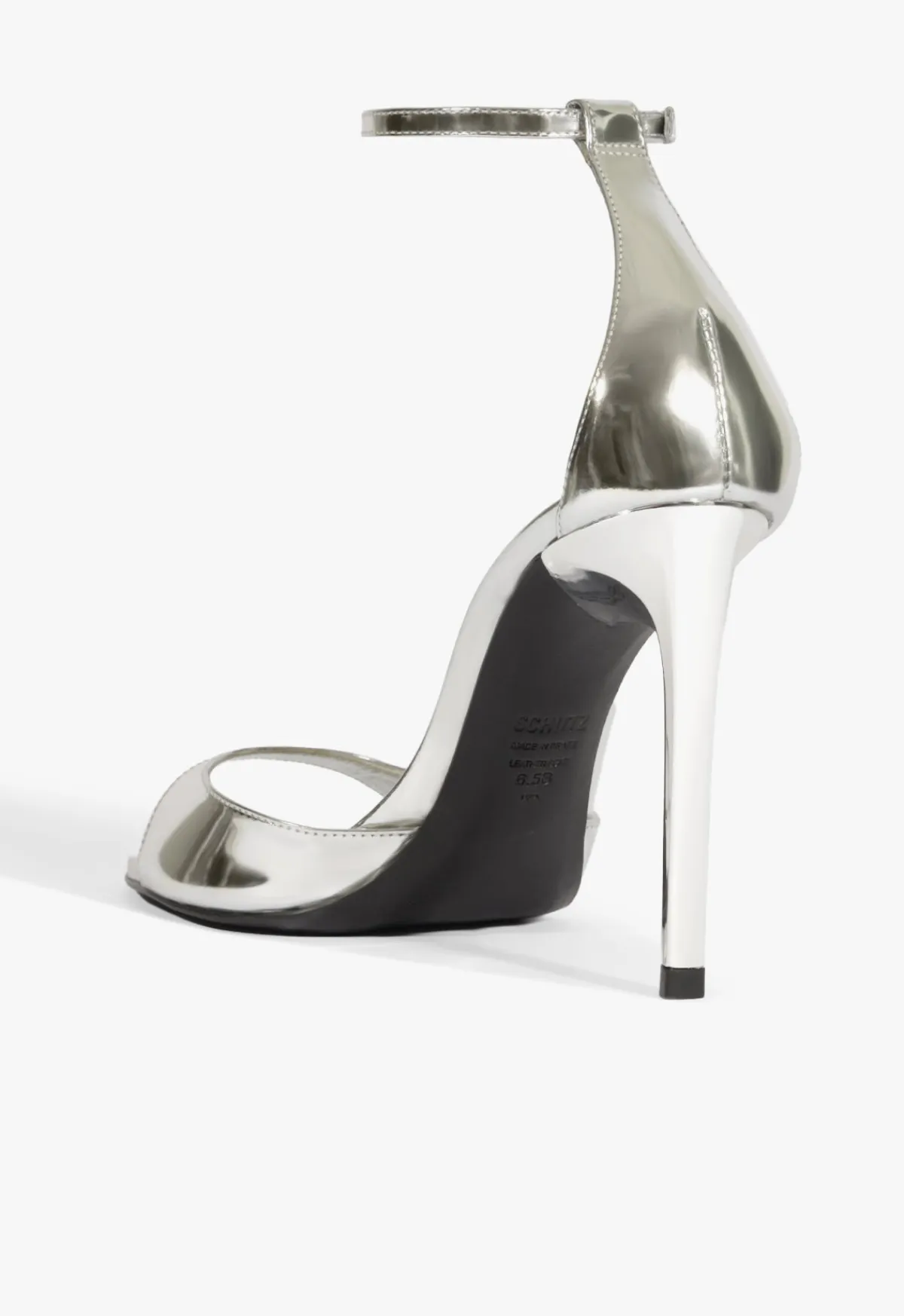 Sale Schutz Scarlett Metallic Sandal Silver
