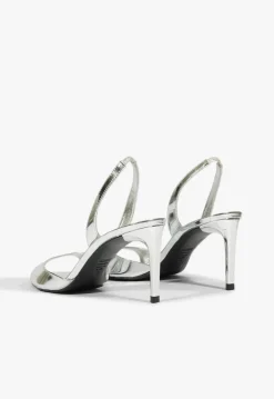 Hot Schutz Scarlett Sling Mid Metallic Sandal Silver