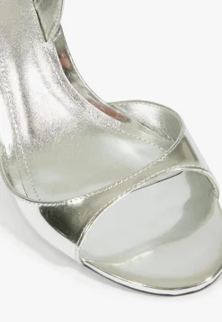 Hot Schutz Scarlett Sling Mid Metallic Sandal Silver