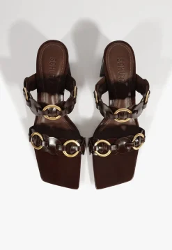 Fashion Schutz Selina Mule Sandal Root Brown