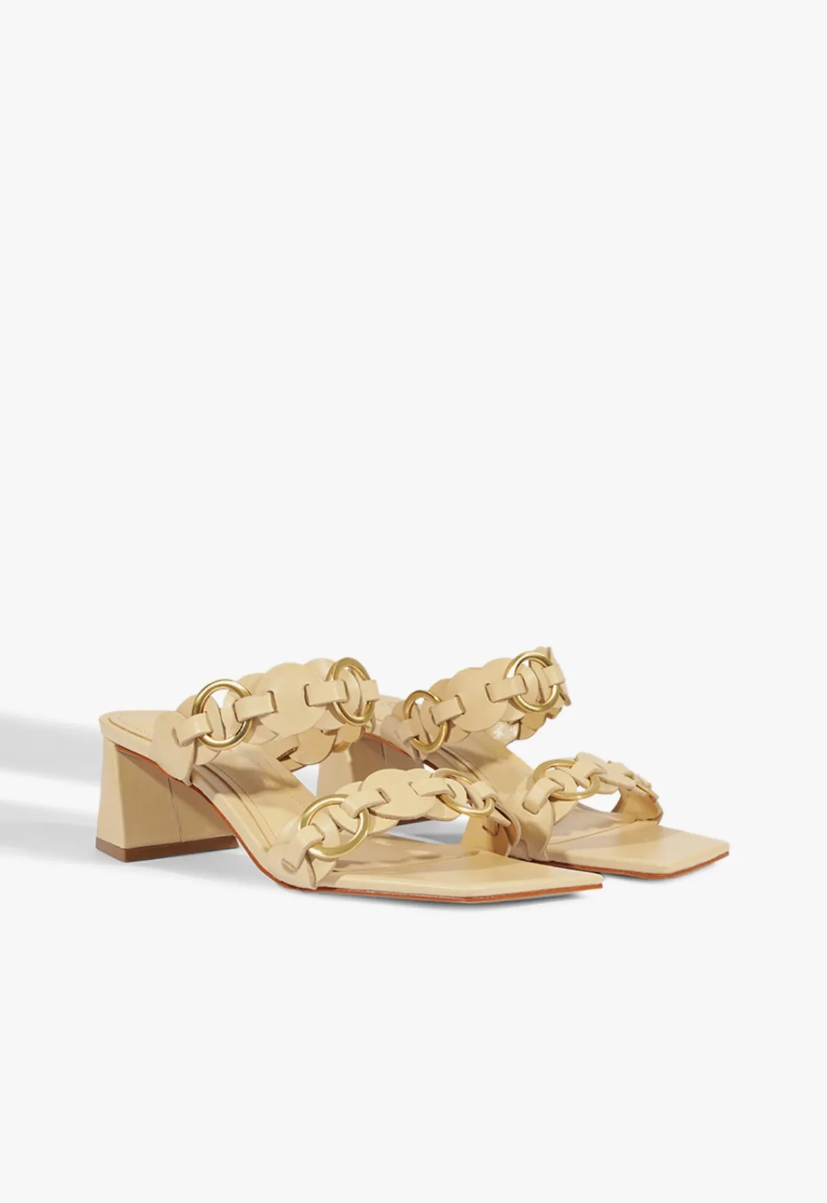 New Schutz Selina Mule Sandal Natural Nibs