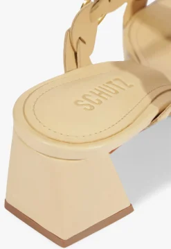 New Schutz Selina Mule Sandal Natural Nibs