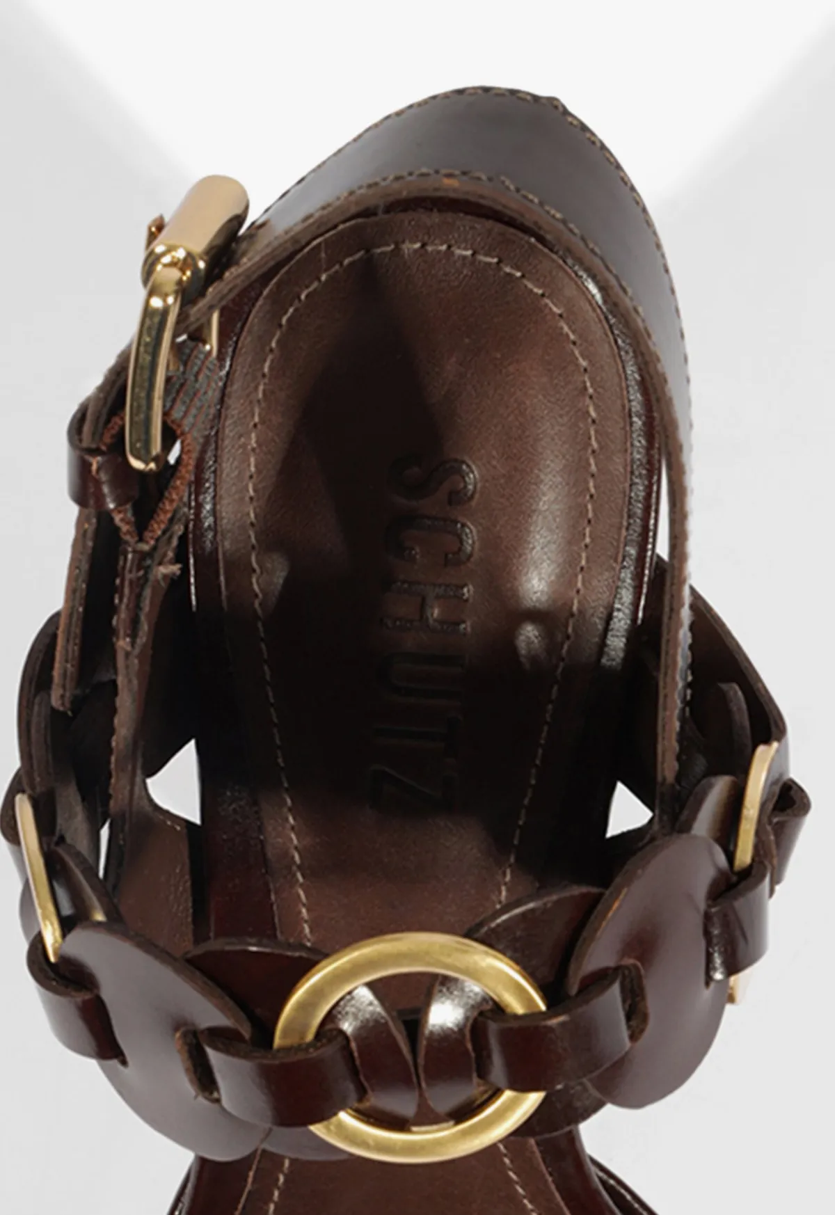 New Schutz Selina Platform Sandal Root Brown