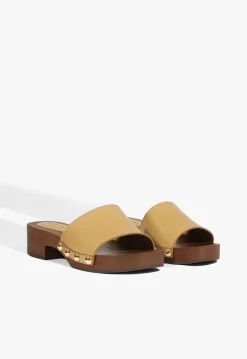 Fashion Schutz Shayla Leather Sandal Fig
