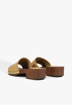 Fashion Schutz Shayla Leather Sandal Fig