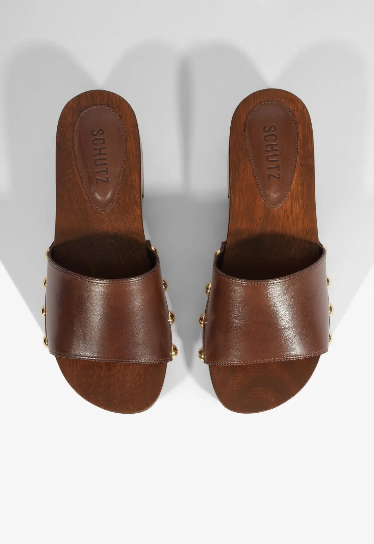 Online Schutz Shayla Leather Sandal Chestnut