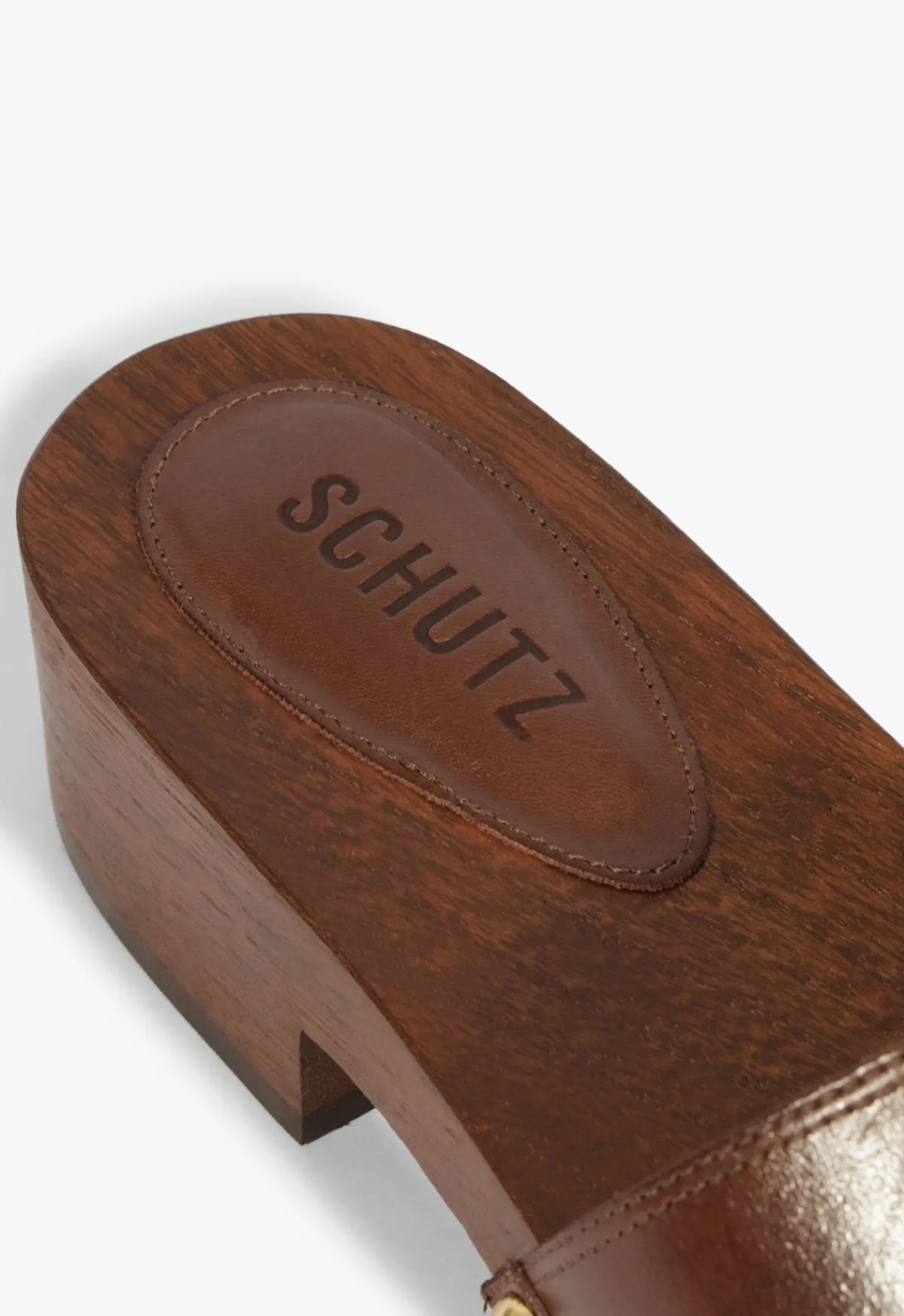 Online Schutz Shayla Leather Sandal Chestnut