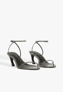 Hot Schutz Siena Curve Mid Patent Sandal Gray