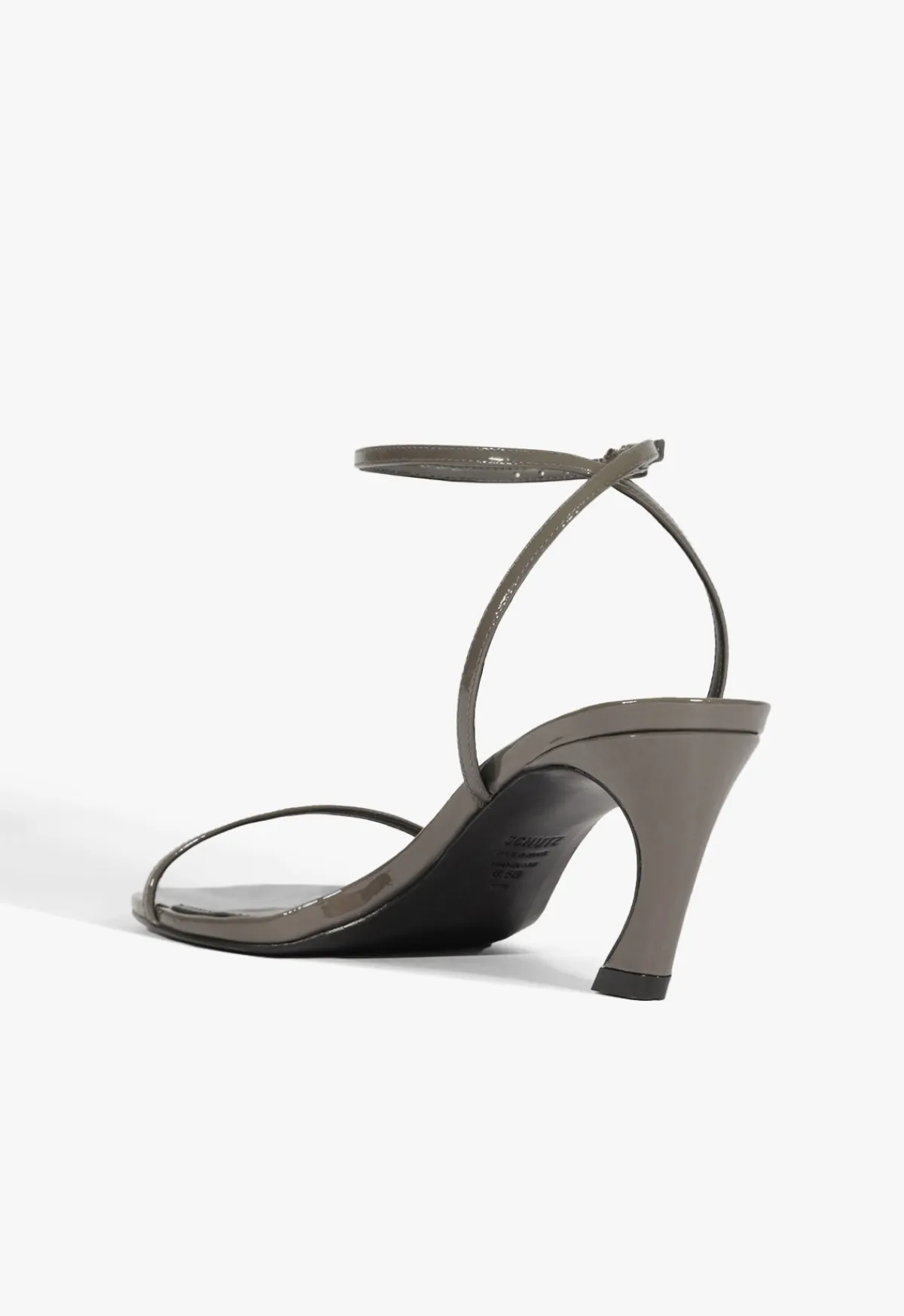 Hot Schutz Siena Curve Mid Patent Sandal Gray