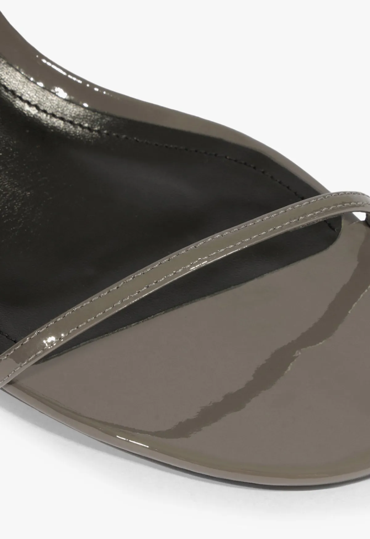 Hot Schutz Siena Curve Mid Patent Sandal Gray