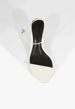 Outlet Schutz Siena Curve Mid Patent Sandal White