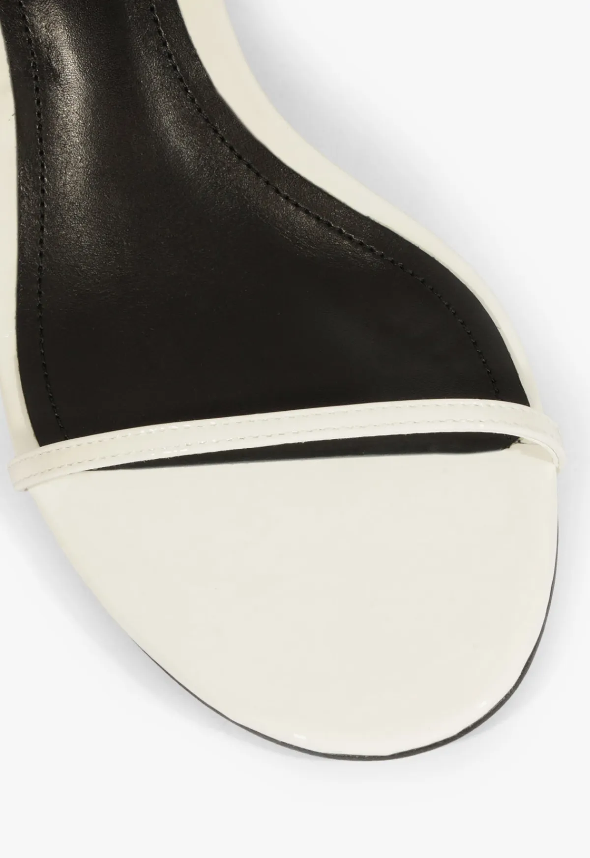 Outlet Schutz Siena Curve Mid Patent Sandal White