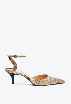 Fashion Schutz Skye Mid Snake Pump Animal