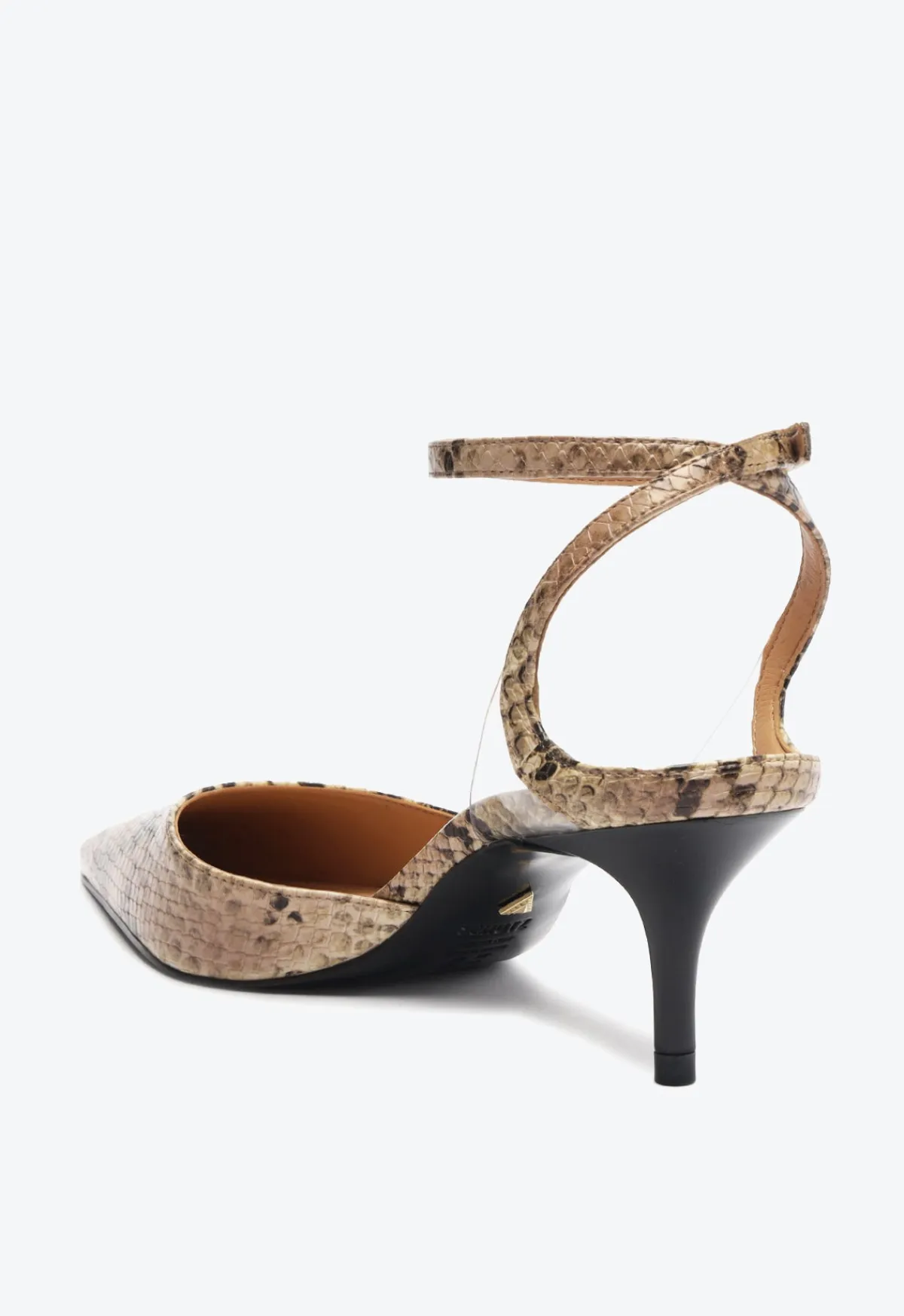 Fashion Schutz Skye Mid Snake Pump Animal