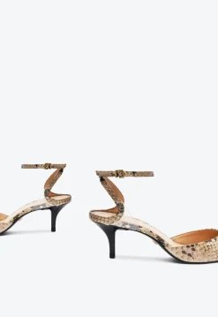 Fashion Schutz Skye Mid Snake Pump Animal