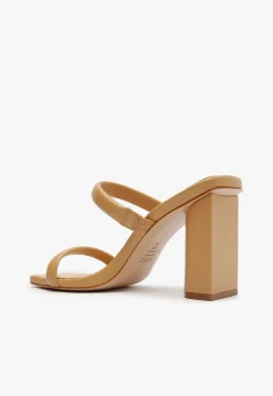 Fashion Schutz Ully Nappa Leather Sandal Light Beige