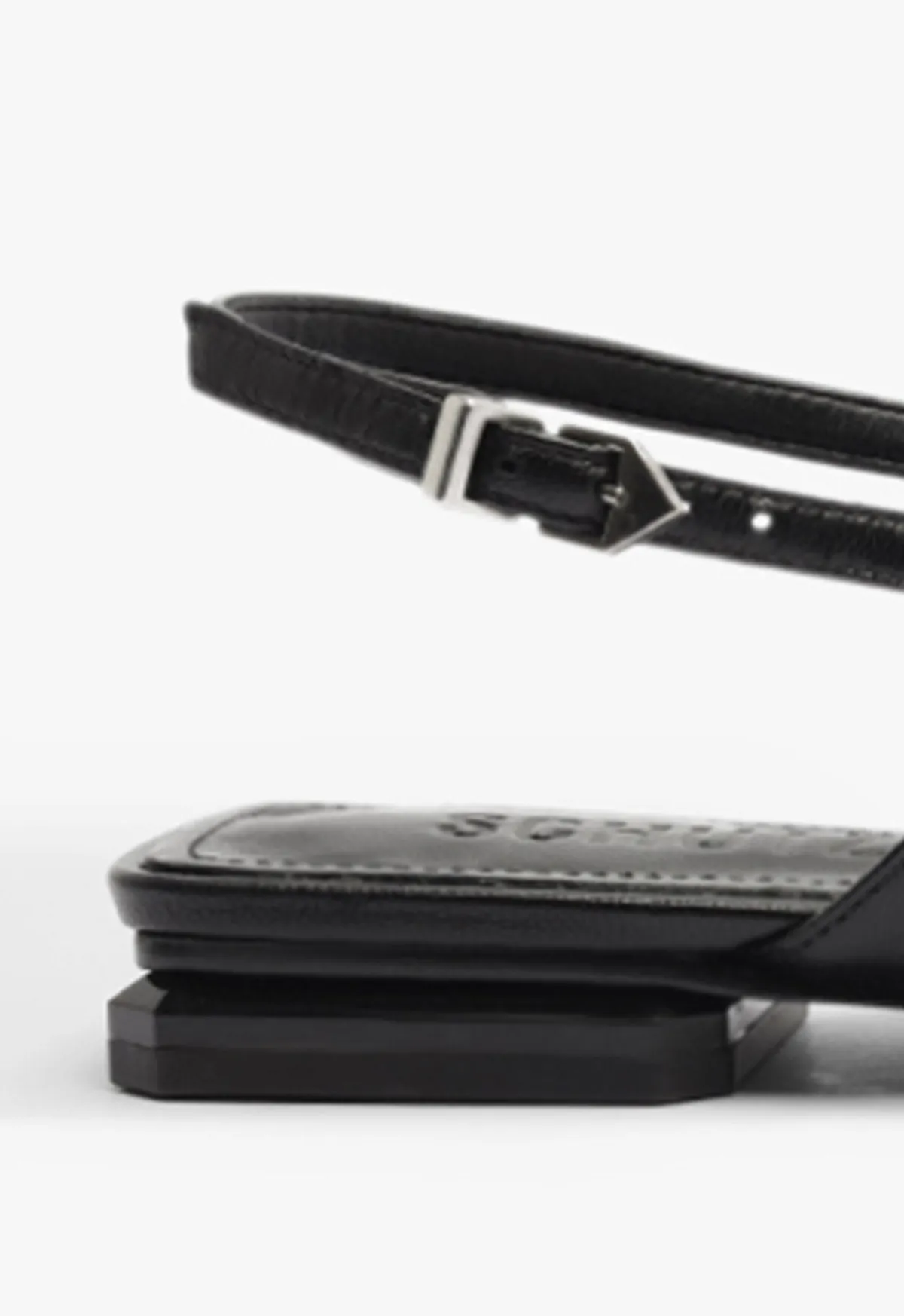Fashion Schutz Violetta Sculpt Flat Black