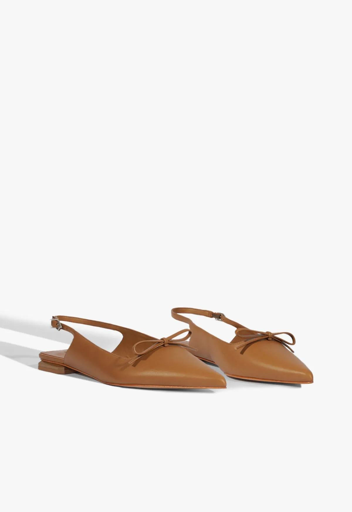 Discount Schutz Violetta Sculpt Flat Caramel Coffee
