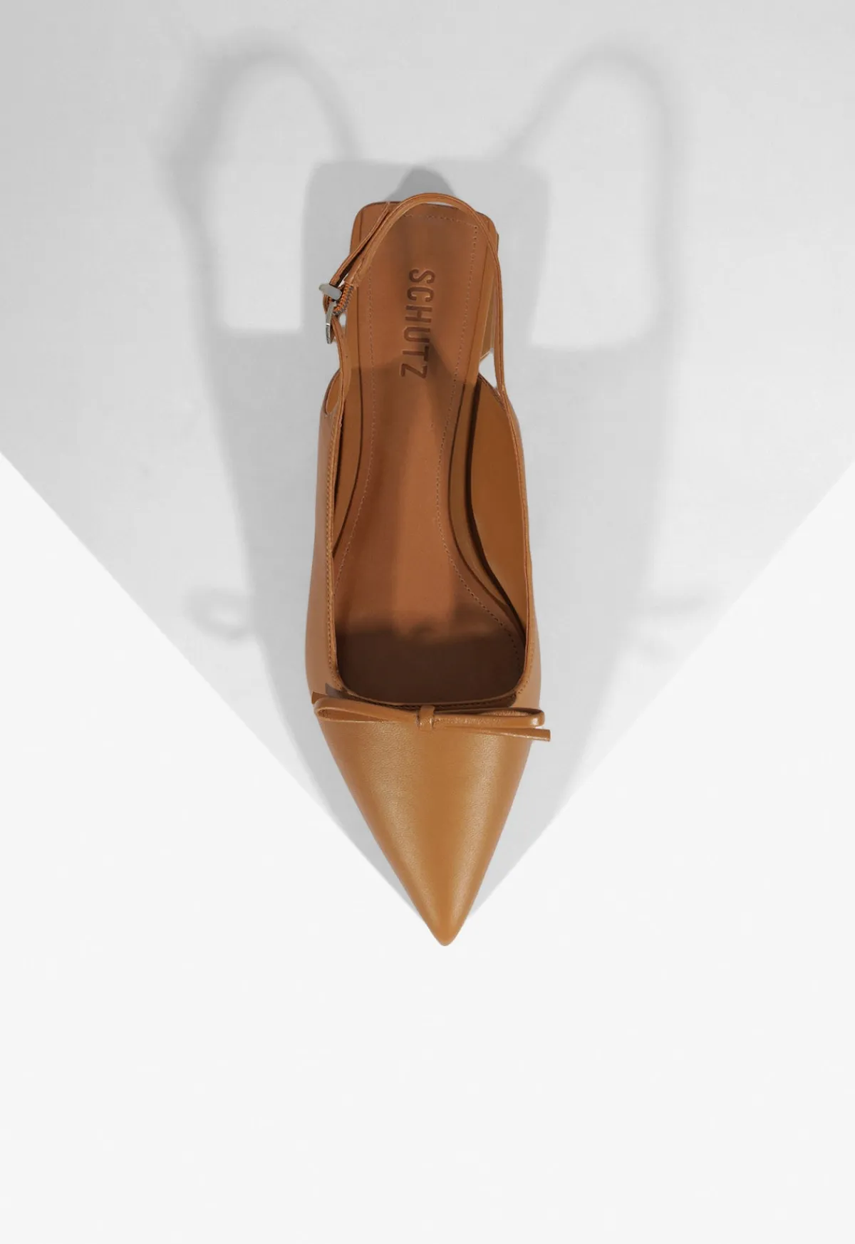 Discount Schutz Violetta Sculpt Flat Caramel Coffee